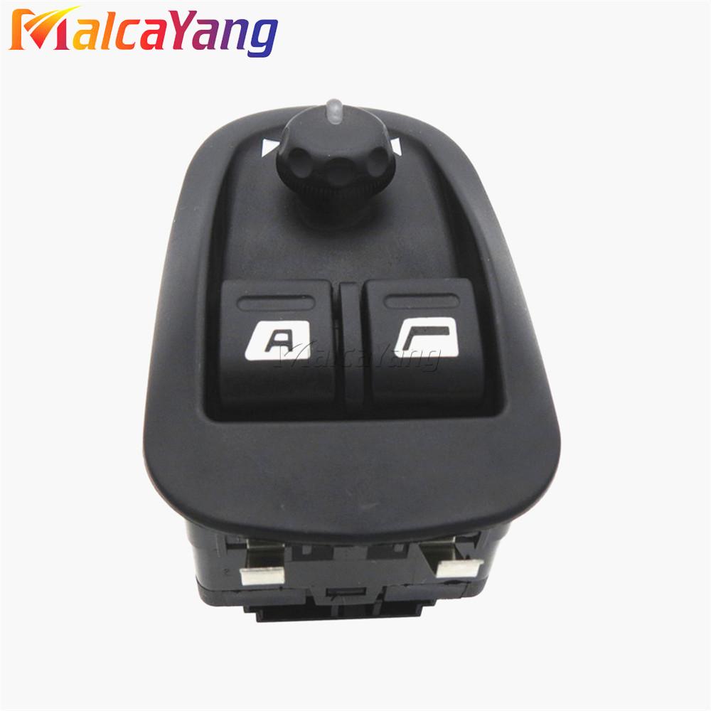 6554.WA 6554.WH 6554.58 Black Electric Power Window Switch Master Button Control Windows Mirror Switch For Peugeot 206 2007-2016