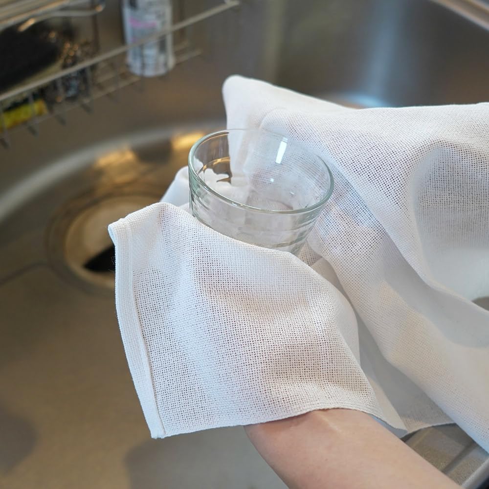 Azuma Disktrasa Tjock Stor Disk Diskhandduk på 60 x 33 cm Kan torka 35 stora tallrikar på en gång (Set 10)