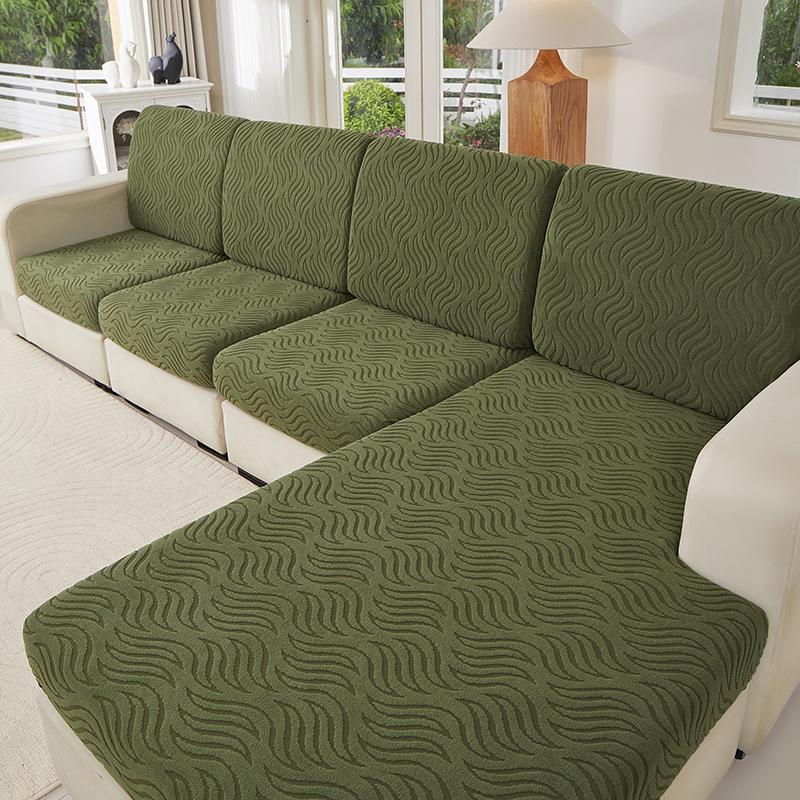 High Stretch Sofa Slipcover Single Piece Furniture Protector For Living Room Bedroom Office Dustproof Universal Couch Cover