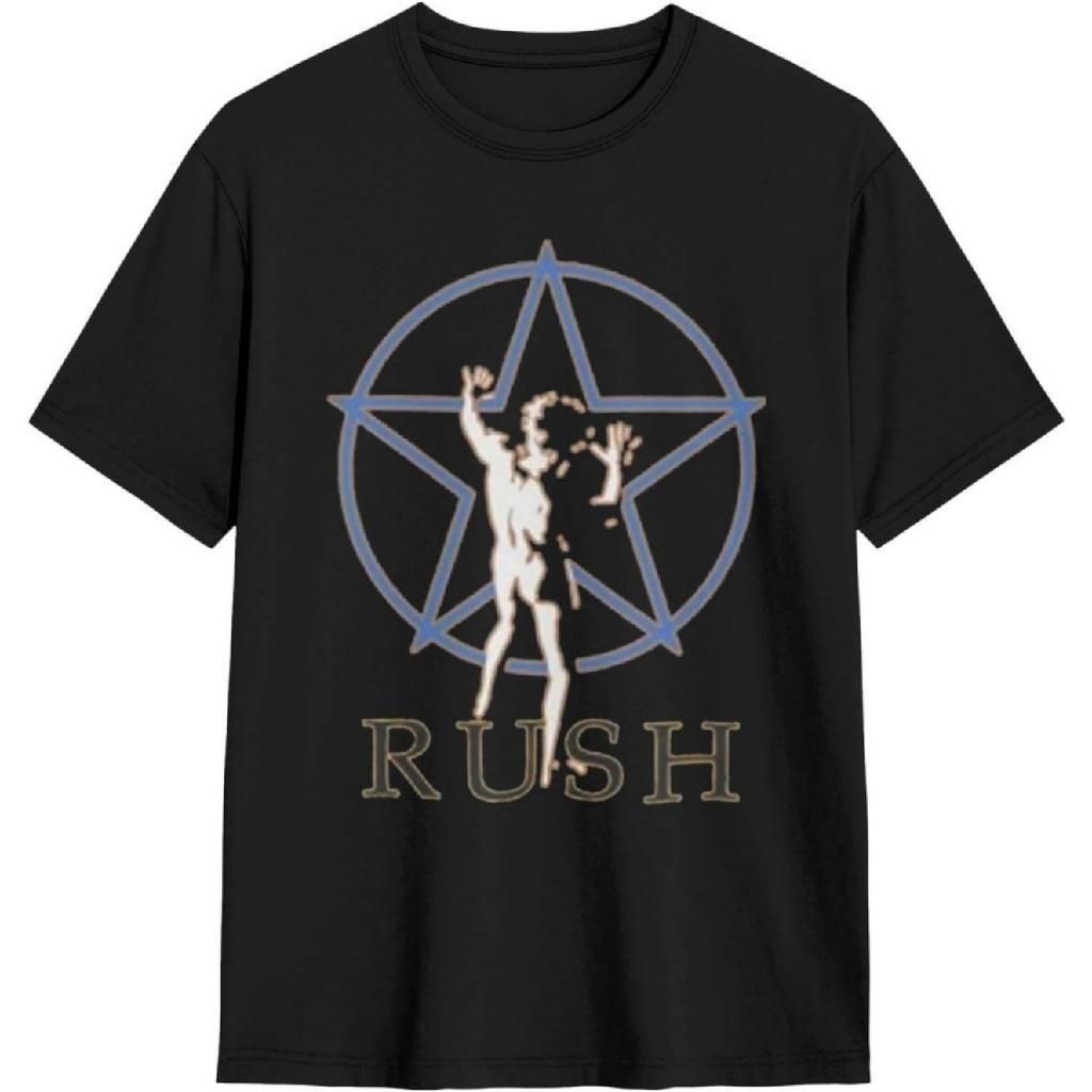 JOISOMI Short Sleeve T-Shirt Rush Band Casual Shirts Crew Neck T-Shirt Athletic Shirts