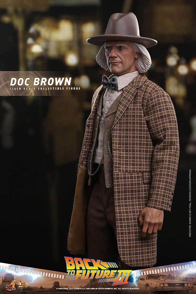 Movie Masterpiece Back to the Future PART3 Emmett Brown Scale Figure Dr. 1/6