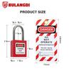 2/5PCS Safety Locks Set 2 Keys Per Lock with Tag Warning Signs Compliant Lock Out Tag Out Padlocks for Electrical Application