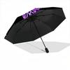1pc Butterfly Purple Floral Art Automatic Folding Umbrella, 8-Rib Iron Frame, Casual Outdoor Accessory for Birthday Festival Gifts yy251128187