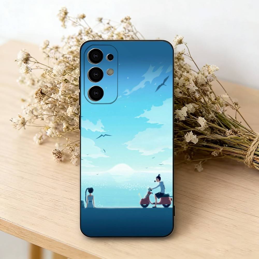 

S-Scissor Anime Seven Phone Case For Samsung S25,S24,S21,S22,S23,S30,Ultra,S20,Plus,Fe,Soft Silicone Black Cover Samsung S25Plus