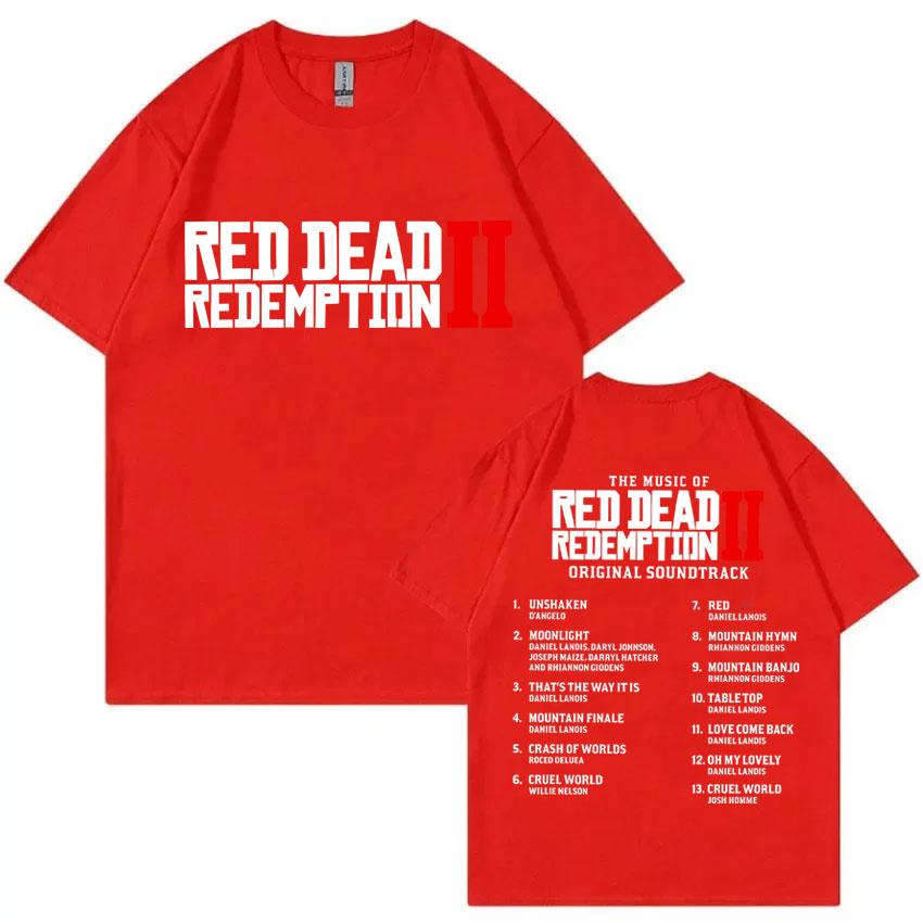 2026 Game Player Red Dead Redemption 2 Merch T Shirts Men Women Otaku Lover Tshirt Unisex Vintage Short Sleeve Tshirts
