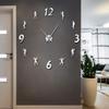 3D Acrylic Decorative Wall Clock - Silent DIY Mirror Clock for Bedroom & Living Room.