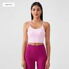 Lu Same Sports Vest Female Outwear Semi-Fixed One-Piece Cup Bubble Wrap Push up Sports Bra Workout Yoga Vest