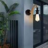 Solid Wood Vintage Industrial E27led Wall Light Retro Classic Hemp Rope Decor Indoor Light for Bar Restaurant Bedroom Corridor