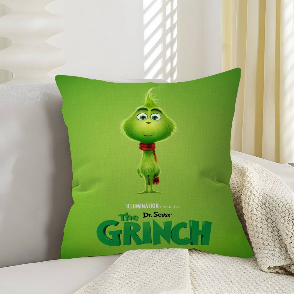 Cartoon The GGrinchS Personalized picture text home decorative pillows Household Gifts xcm