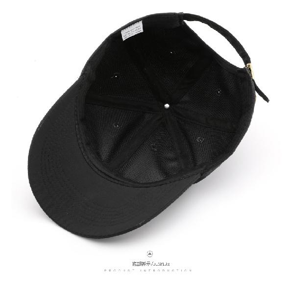 Women's solid-color, quick-drying, plain baseball cap for outdoor activities, providing sun protection and shade; men's sun hat with a brim