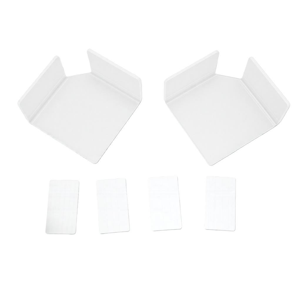 2pcs Acrylic Floating Wall Shelves with Adhesive Tape for Security Cameras Baby Monitors Speakers