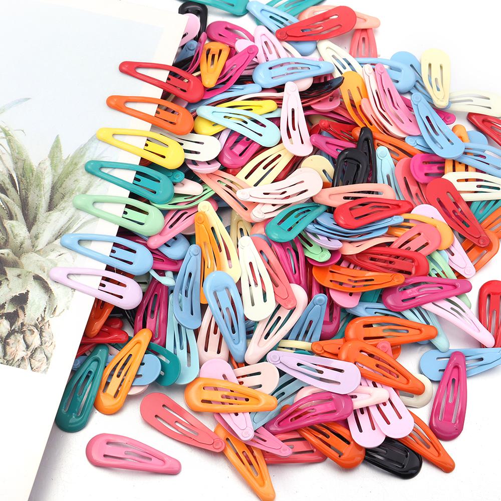 30pcs 30x11mm Mini Hairpins Colorful BB Hair Clips For Girl Children Lovely Hair Decorate Hairpins Barrette Headwear Accessories