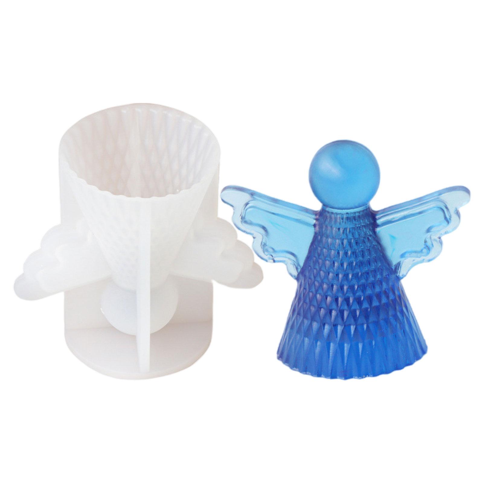 

Прочные силиконовые формы для свечей, элегантные ангельские узоры для домашнего использования, свечи и смоляные художественные изделия, украшение дома B