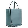 Coach Cashin 14 Leather Tote Bag Women Tote Mist-Blue Solid-Color Morandi-Color C4828-B4SG