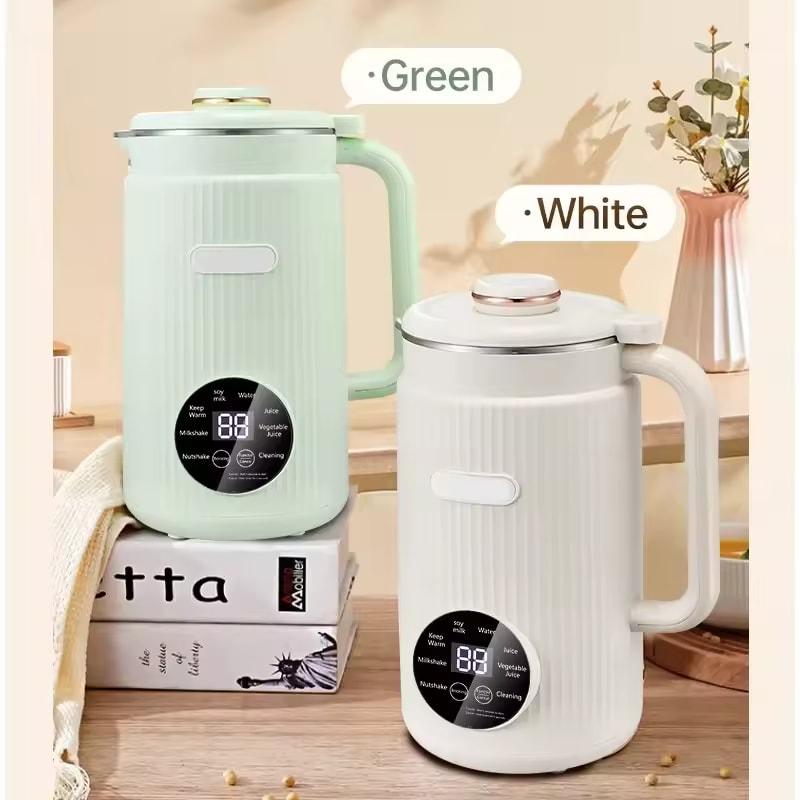 1200ML Elektrische Sojamilchmaschine Automatischer Intelligenter Food Blender Filterloser Sojamilchbereiter Reisbrei-Hersteller Wasserkocher