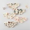 New Cute Cotton Baby Feeding Drool Bib Infants Two-sided Usable Saliva Towel Soft Burp Cloth For Newborn Toddler Kids Bibs