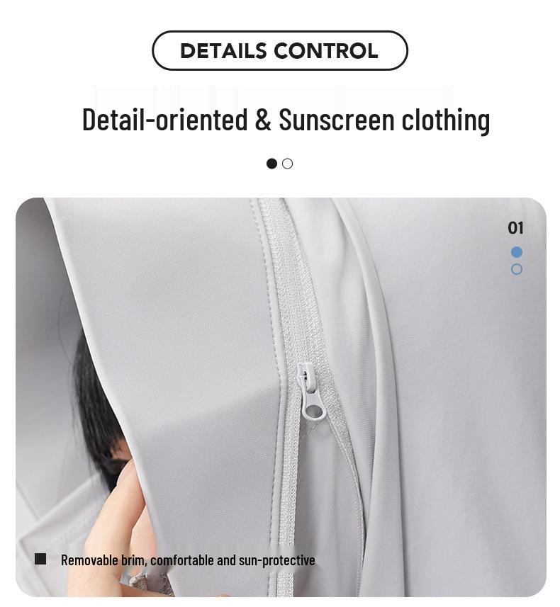 Premium Ice Silk UV Protection Jacket for Men and Women - Summer Outdoor Sun Shield