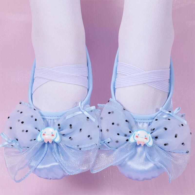Mädchen Tanzschuhe Weiche Sohle Kinder Ballettschuhe Tanzschuhe Niedlich Bühnenauftritt Katzenpfoten Schuhe Schleifendekoration