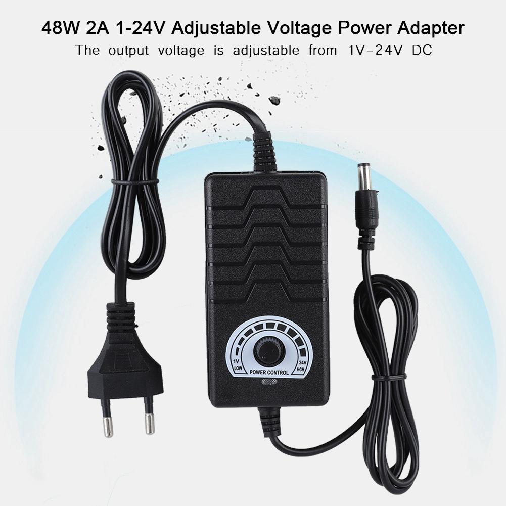 48W 2A 1 24V Adjustable Voltage Power Adapter Motor Speed Control