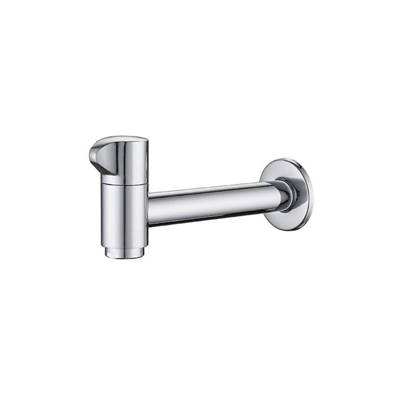 Solid Metal Outdoor Garden Faucet Wall Mounted Bathroom Corner Washing Machine Faucet Outdoor Cold Water Tap Enduring