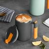 304 Edelstahlbecher mit Teeleck Teetasse Doppelschicht Kaffeetasse Japanische Teetasse Milchtasse