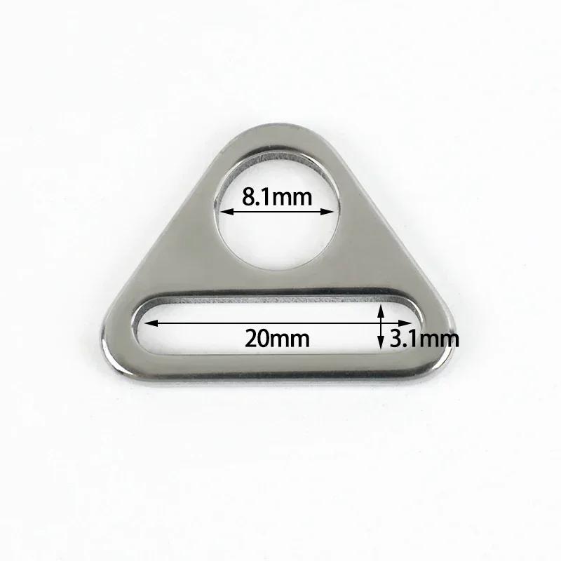

5/10Pcs Deepeel 20-38mm Stainless Steel Triangle Buckle Bag Strap Adjuster Clasp Bra Bikini Anti-slip Connector DIY Fastener Kit 5Pcs