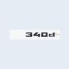New Glossy Black 3D Letters Numbers M340d M240d M235d M140d M135d Emblem for BMW F30 F31 F35 F40 F46 G42 G20 Car Trunk Sticker