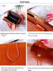 2024 Women's Retro Versatile Oil Wax Leather Coin Wallet