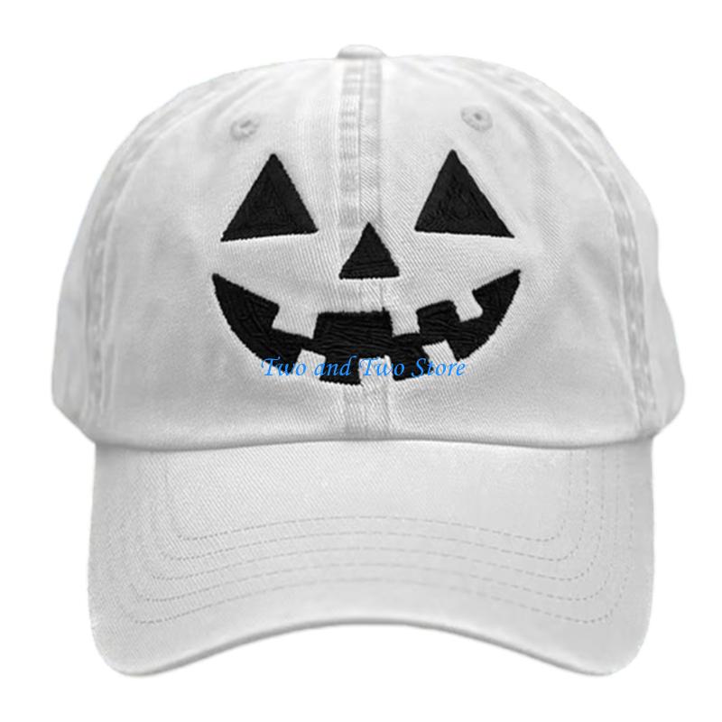 HX6F Eye Catching Baseball Cap Halloween Theme Practical Construction Adjustable Closure