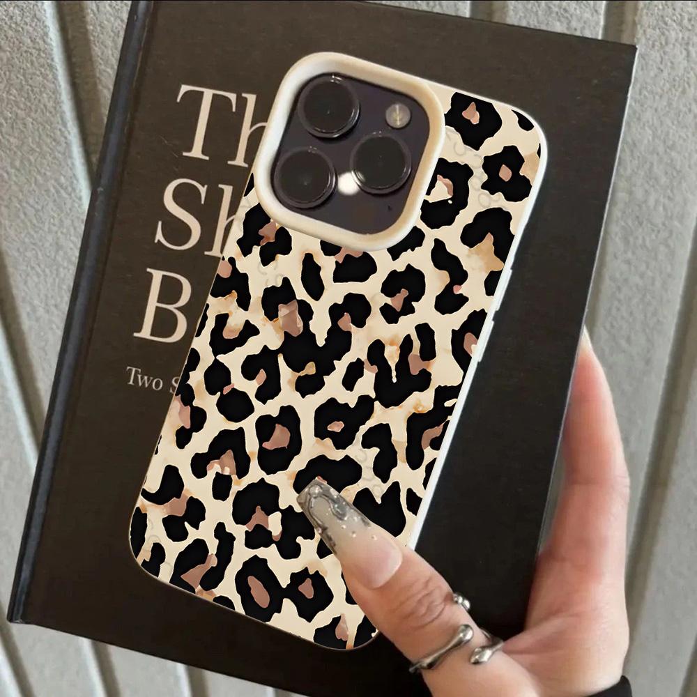 

HOT Luxury Leopard Print Cool Lichee leather pattern Phone Case For Redmi Note 14 13 12 11 10 9 8 Pro Plus 4G 5G Shockproof Note 10 Pro