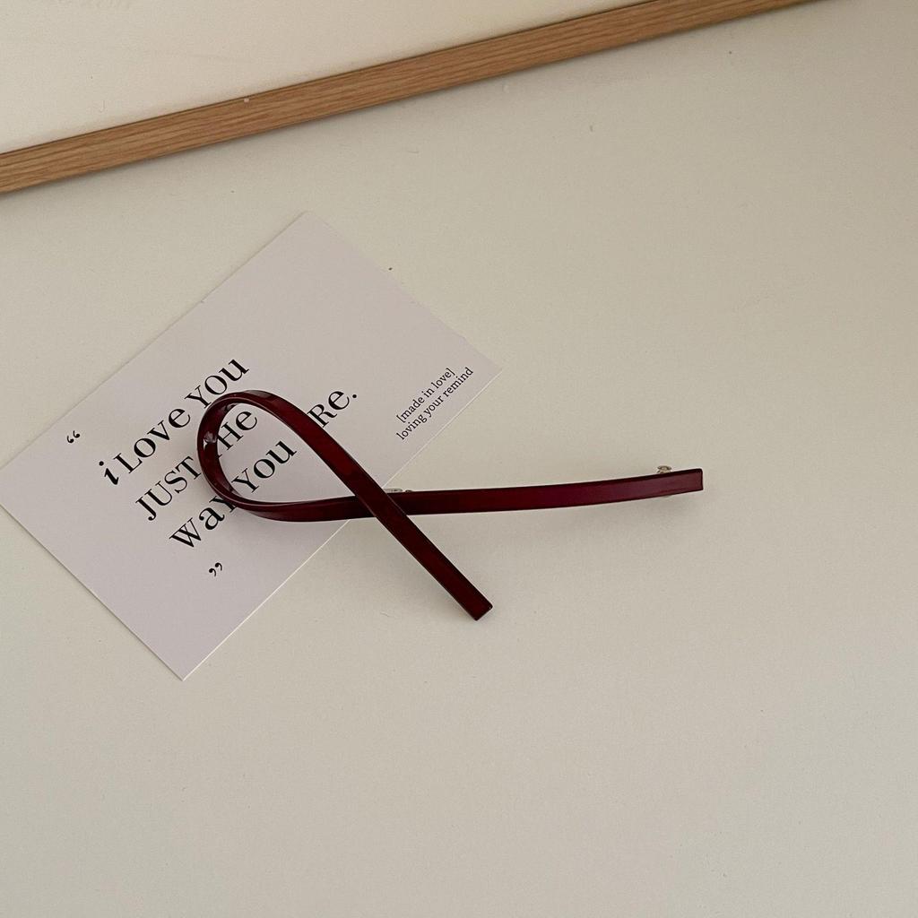 Vintage Cross Spring Bow Hair Clip for Women