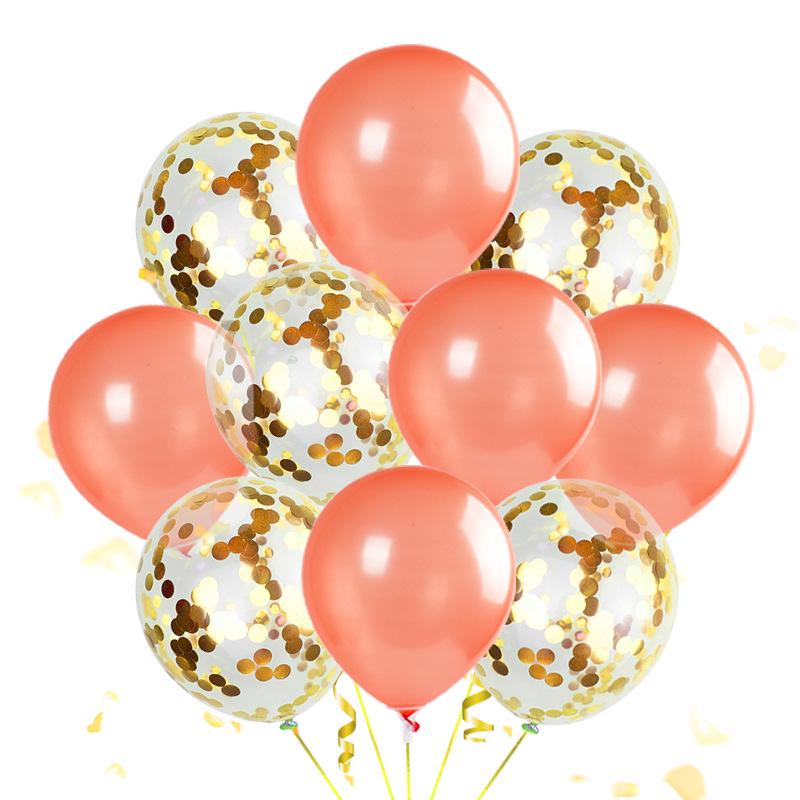 Decorative Latex Confetti Balloons Set for Birthdays and Weddings