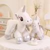 Unicorn Winged Plush Toy Animal Stuffed Doll Bedroom Decoration Kids Gift Cute