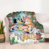 Christmas Friends Personalized Name Blanket Gift Personalized Blanket Comfortable Suitable for Couch Home Decor Livingroom Nap for All Occasions