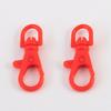 Pack of 20 Colorful Plastic Lobster Clasps Keychain Accessories Plastic Texture for Jewelry Making and Craft Projects