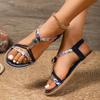 Fashionable Lightweight Large-size Beach Sandals for Women In Summer New Round Toe Comfortable Open-toe Casual Sandals