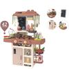 Children'S 63Cm Simulated Sound And Light Water Outlet Spray Kitchen Cooking Tableware Set Play House Cooking