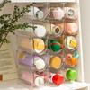 Transparent Water Cup Storage Rack Tabletop Wine Beverage Bottle Rack Holder Multi-layer Stackable Refrigerators Drink Organizer