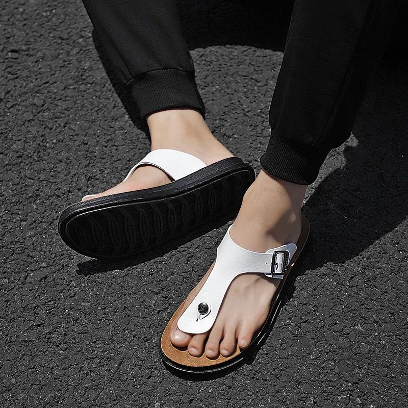 Brand Slippers Men Fashion Outdoor Indoor House Platform Male Beach Shoes Casual Men Sandals New in Summer Flip Flops Sandals