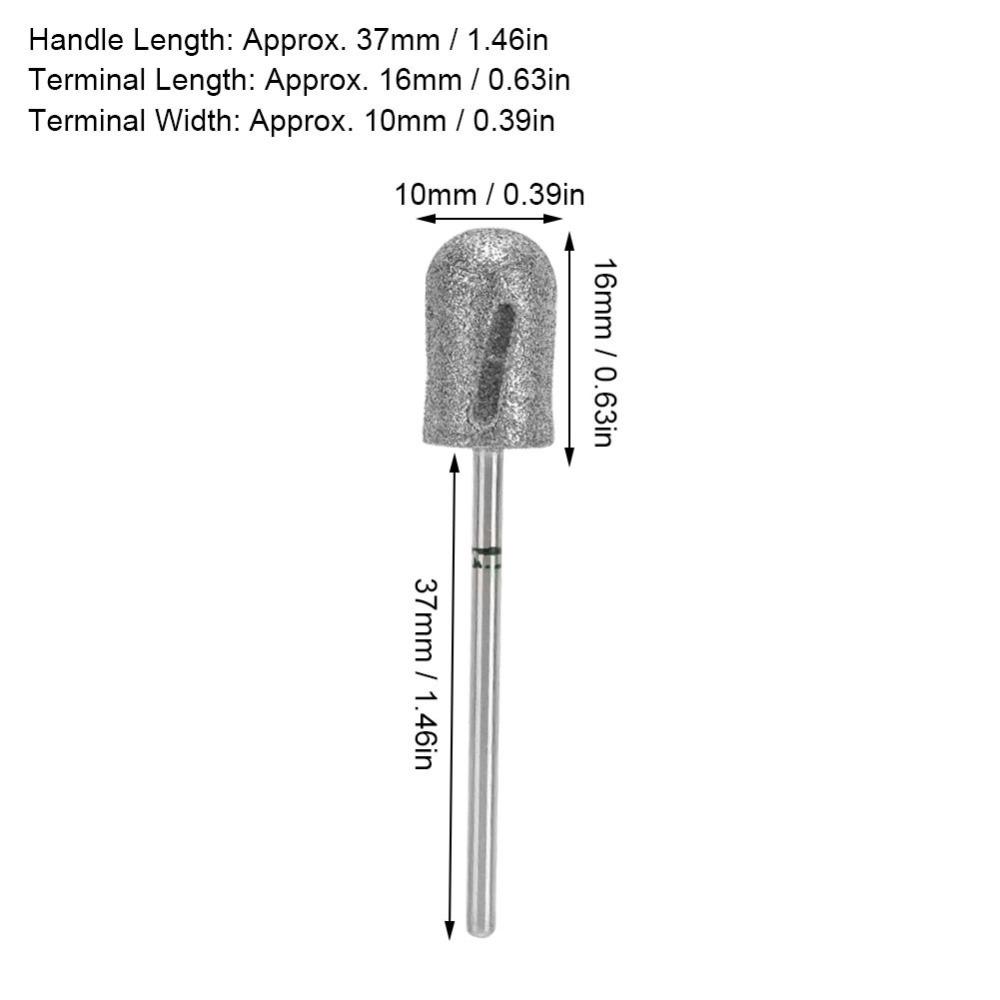 

Stainless Steel Pedicure Polishing Head 3/32 Inch Shank Pedicure Drill Bit Home Salon