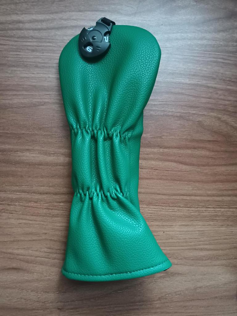 Golf Club Head Covers for Fairway and Utilities with Number Tags and Bear Pattern Drivers, Woods, Woods, (green)