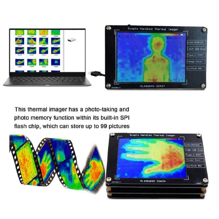 Lightweight Thermal Imaging Scanner with Quick charges Capability & Temperature Difference Identification Functionality