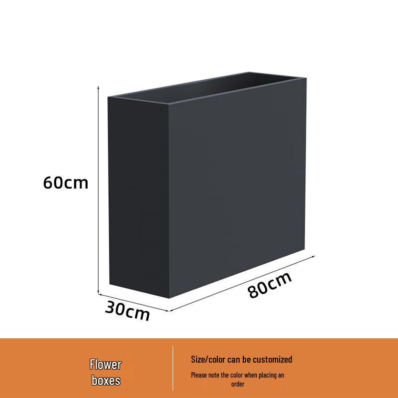 Rectangular Mobile Partition Planter
