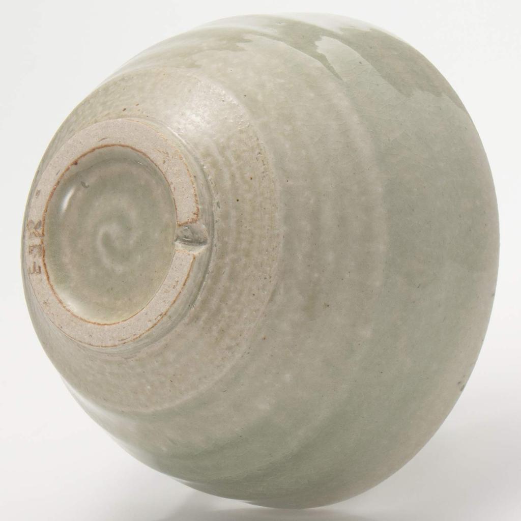 Marui Seito Shigaraki Ware Hechimon Matcha Bowl, Meizan Kiln, Green Glaze, Diameter: Approx. 13.5cm x Height: 8cm, Made in Japan, Ceramic, MR-3-2702