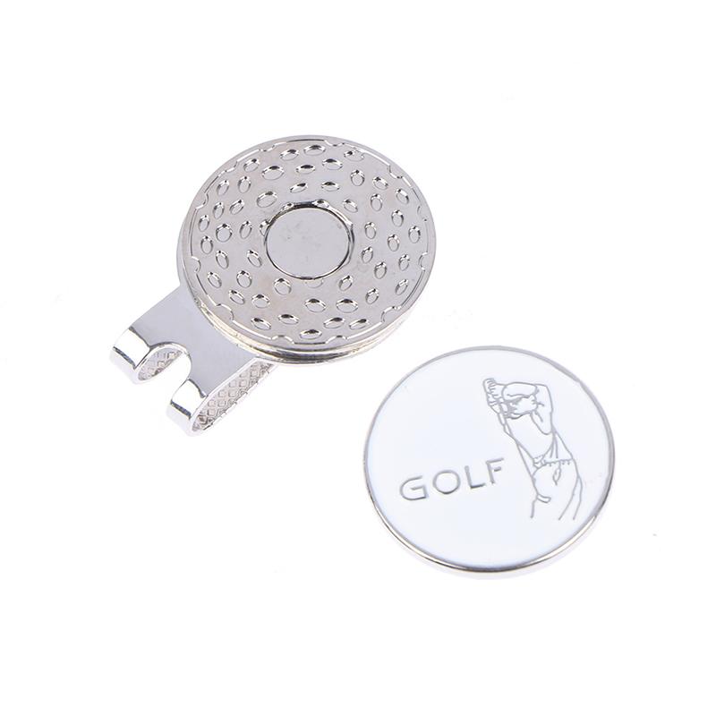 1Pc Golf Kappe Clips Golf Ball Marker Hut Clip Training Zubehör