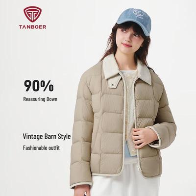 Women's Stand-Collar Short Down Jacket TB5330226Z