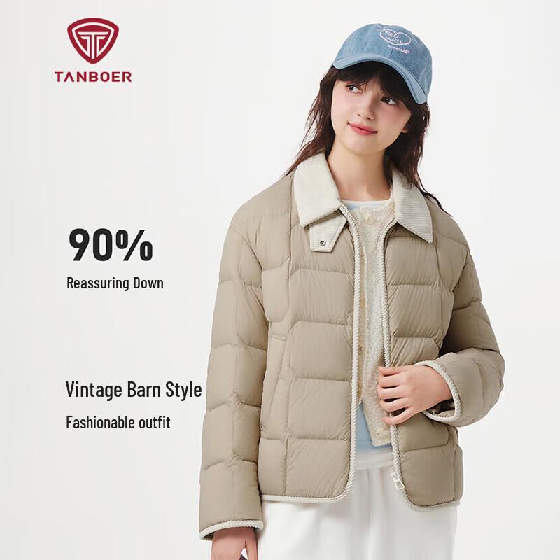 

Tanboer Women s Stand-Collar Short Down Jacket TB5330226Z XL