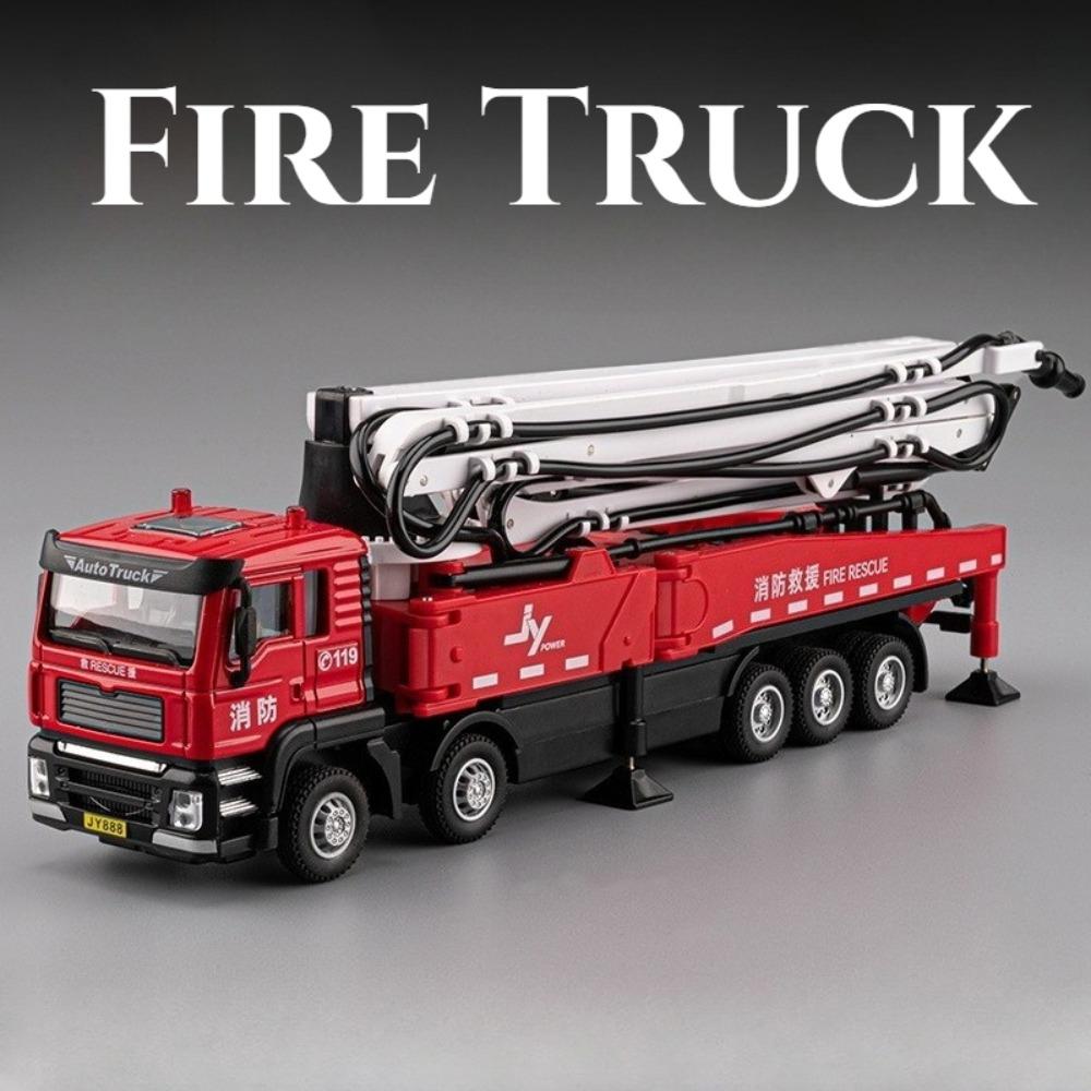 1:32 Scale Mud Pump Car Roadblock Truck Model Toy Doors Opened Transport Engineering Vehicle Models Toys Alloy Diecast Gifts