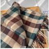 Luxury Brand Classic England Style Women Scarf Fashion Stripe Plaid Scarves Tassel Shawls Pashmina Lady Wrap Poncho Stoles