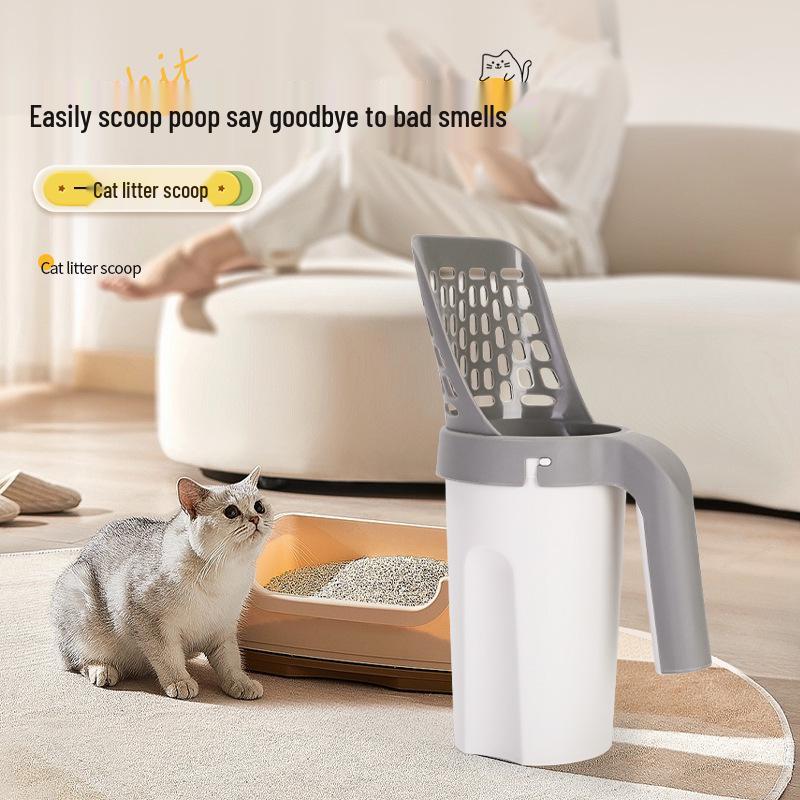 Pet Leash with Poop Scooper & Large Storage Box